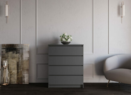 Комод Мори МК 800.4 графит 
