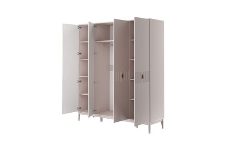 Шкаф 4-х дверный Фарго, Льняной 