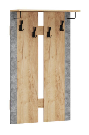 Вешалка Галант, крафт золотой + ателье 