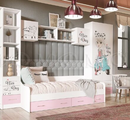 Модульная детская Вега FASHION 1 ЛДСП  