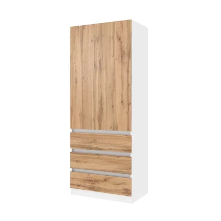 Шкаф 800 Парус, белый/вотан 