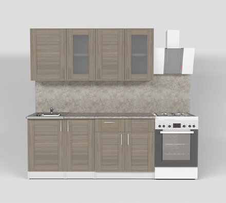 Кухонный гарнитур Лира демо, 170 см 