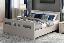 Кровать двуспальая Сопрано, Анкор светлый