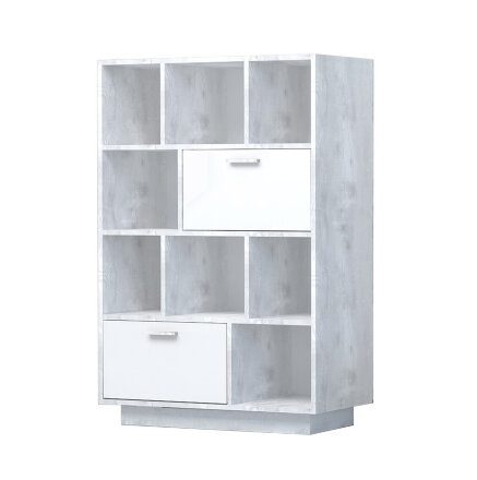 Комод с 2мя ящиками на цоколе К-1 ЭГО, бетон 