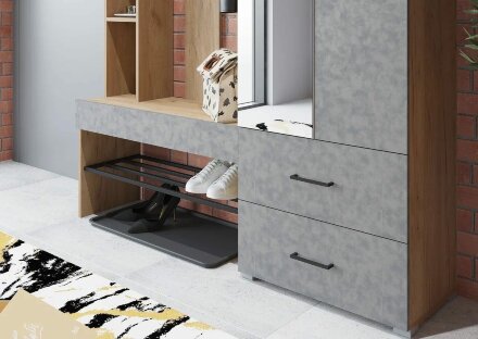 Прихожая Домино, бетон 