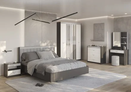 Кровать двуспальная Стефани 